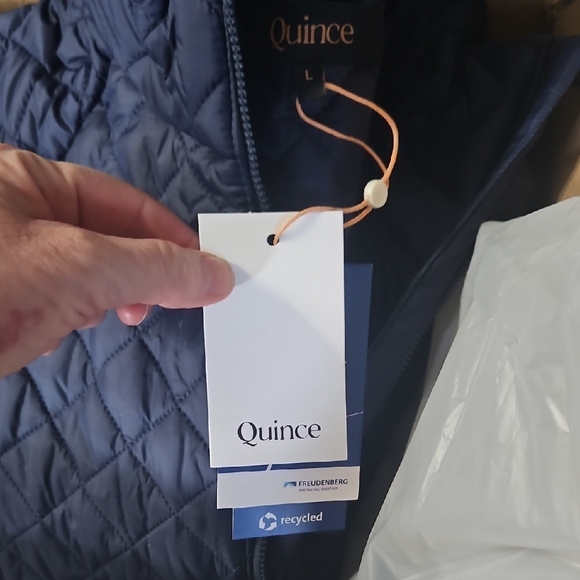 Quince Womens Jacket Coat In Blue - Picture 2 of 2